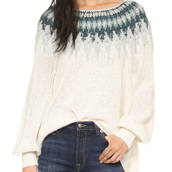 Free People Sweaters - Free People Baltic Fair Isle Sweater M